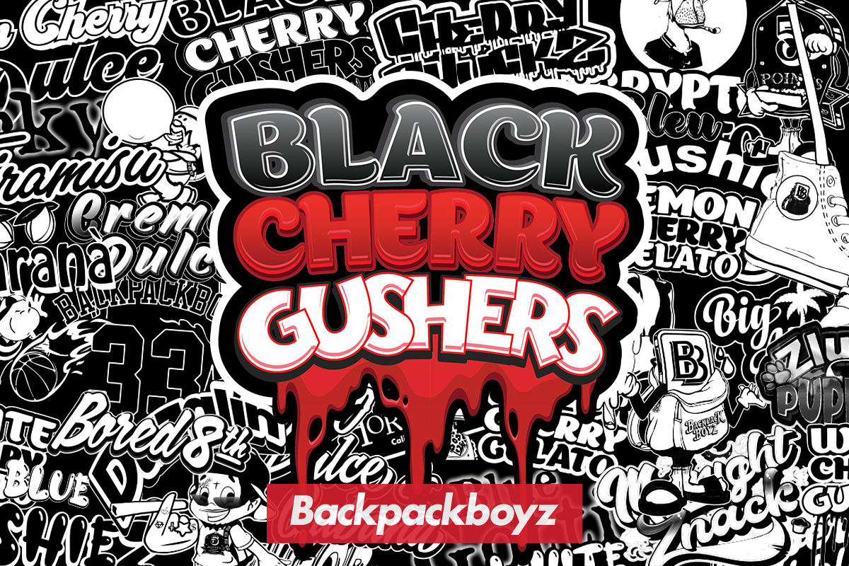 Black Cherry Gushers Backpack Boyz